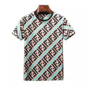 original fendi t-shirt luxory brands ff stripe